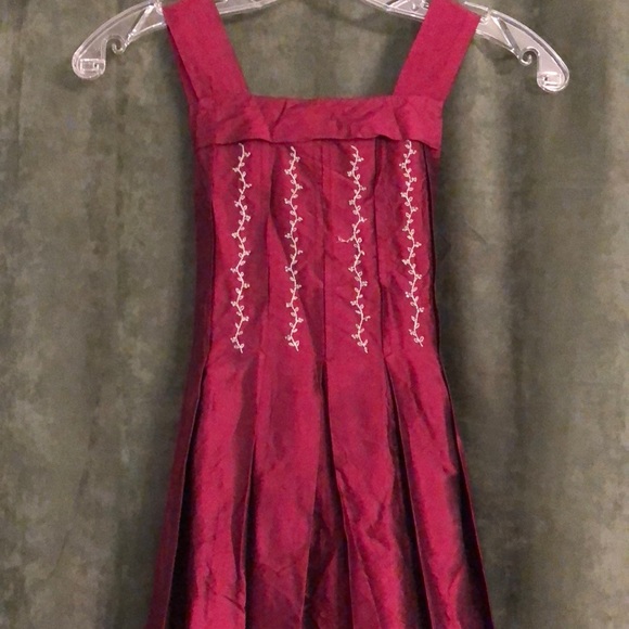 Luli red Christmas dress - Picture 3 of 6